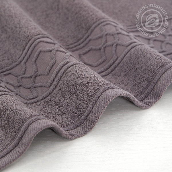 Изображение товара Полотенце АртПостель Ажур АРТ Дизайн 50x90 (темно-серый)