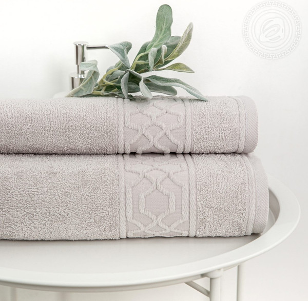 Изображение товара Полотенце АртПостель Ажур АРТ Дизайн 70x140 (светло-серый)