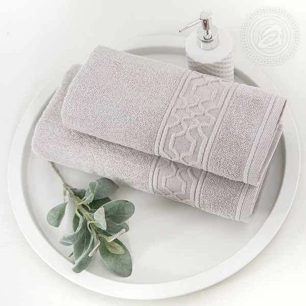 Изображение товара Полотенце АртПостель Ажур АРТ Дизайн 70x140 (светло-серый)