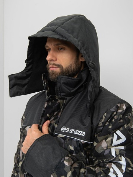 Изображение товара Костюм для охоты и рыбалки Huntsman Альтаир -45°C КМФ 004 кубики (р.52-54/170-176)