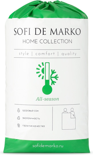 Изображение товара Одеяло Sofi de Marko Basic Всесезонное 155x215 / Од-BsВ-155х215