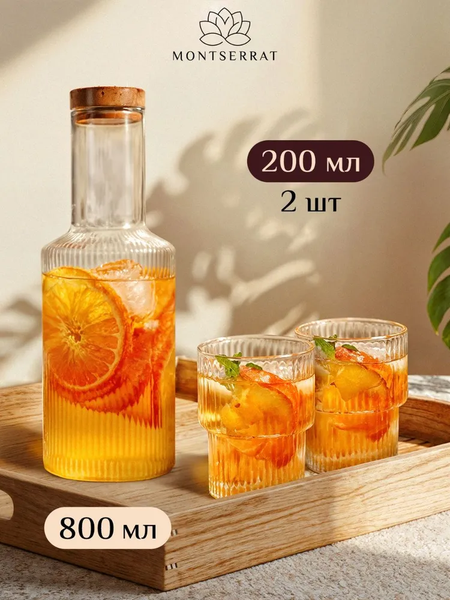 Изображение товара Графин Classmark Montserrat + 2 стакана / YC511501