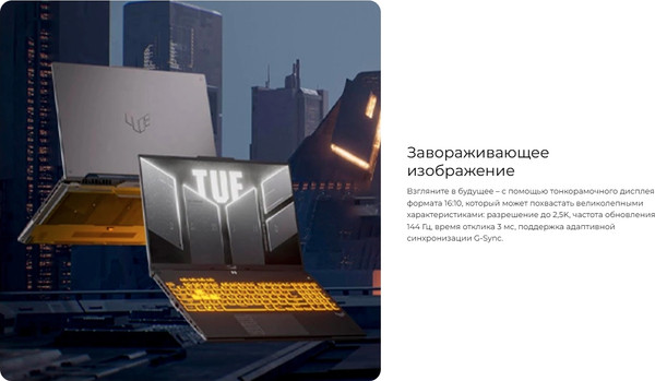Изображение товара Игровой ноутбук Asus TUF Gaming F16 FX607VU-RL062
