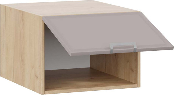 Изображение товара Шкаф под вытяжку ТриЯ Белладжио 1В5ГП с одной откидной дверью (дуб крафт золотой/софт капучино)