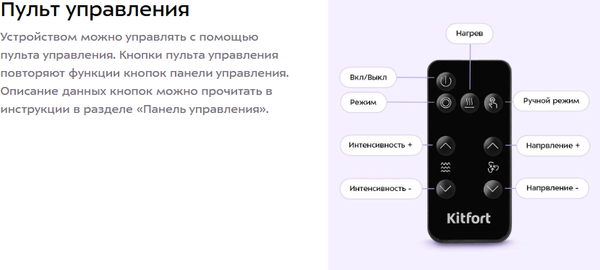 Изображение товара Массажер электронный Kitfort КТ-5914