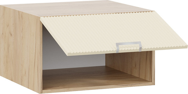 Изображение товара Шкаф под вытяжку ТриЯ Кимберли 1В6ГП с одной откидной дверью (дуб крафт золотой/крем)