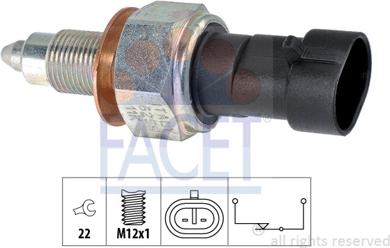 Изображение товара Датчик заднего хода Facet 7.6258