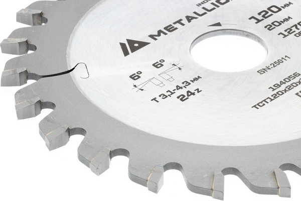 Изображение товара Пильный диск Metallica Industry 120х20мм / 194056