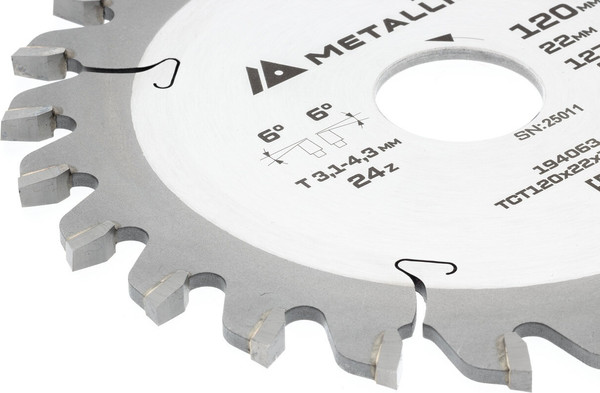 Изображение товара Пильный диск Metallica Industry 120х22мм / 194063
