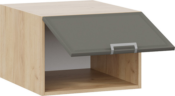 Изображение товара Шкаф под вытяжку ТриЯ Белладжио 1В5ГП с одной откидной дверью (дуб крафт золотой/софт графит)