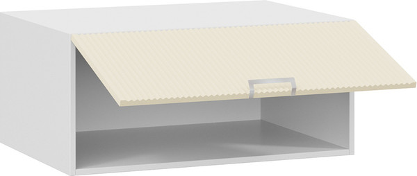 Изображение товара Шкаф под вытяжку ТриЯ Кимберли 1В6ГП с одной откидной дверью (белый/крем)