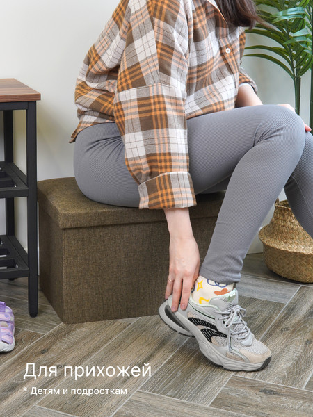 Изображение товара Пуф Гелеос 49-БР складной (коричневый)