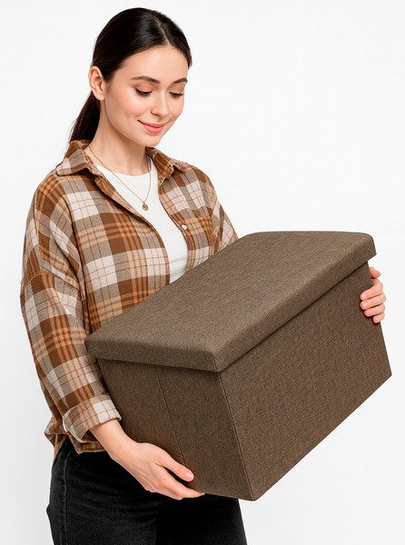 Изображение товара Пуф Гелеос 49-БР складной (коричневый)