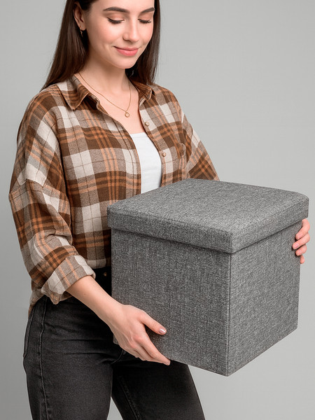 Изображение товара Пуф Гелеос 31-ТС складной (серый)