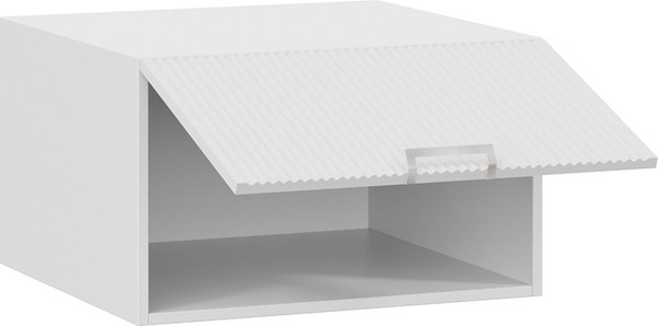 Изображение товара Шкаф под вытяжку ТриЯ Кимберли 1В6ГП с одной откидной дверью (белый/сноу)