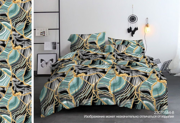 Изображение товара Комплект постельного белья Бояртекс № 23070454-8 (И) (N) 2сп с европростыней (полисатин)