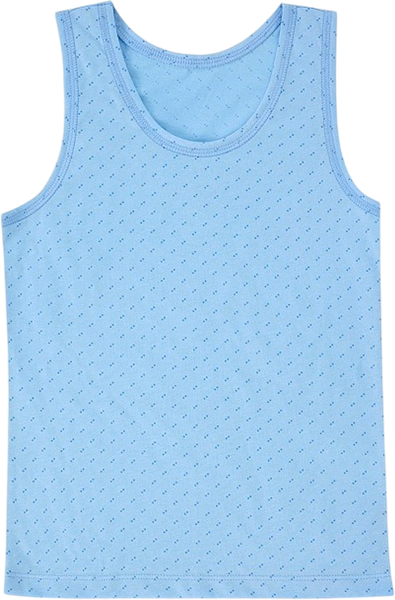 Изображение товара Майка детская Mark Formelle 423345 (р.134-68, синие точки на голубом)