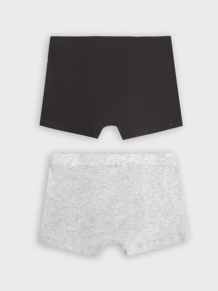 Изображение товара Комплект трусов детских Mark Formelle 413352-2 (р.134/140-68-60, серый меланж 4306-А/шиншилла)