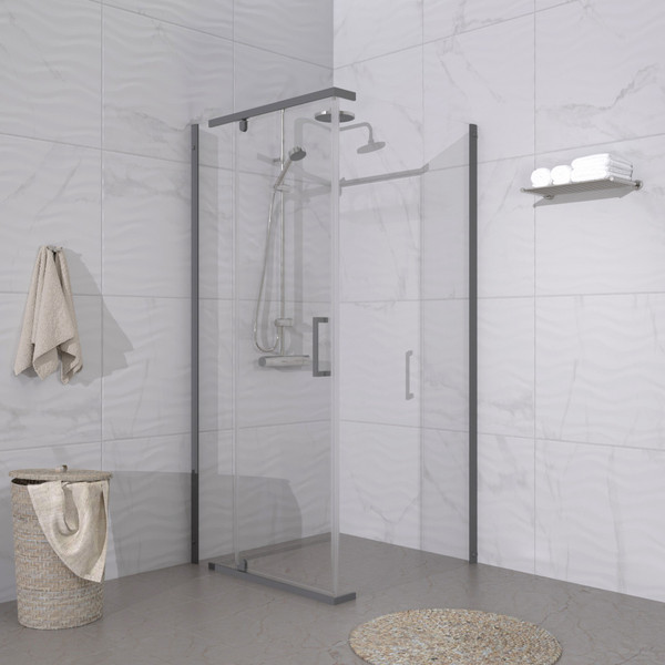 Изображение товара Душевой уголок Triton Терра Графит 90х90 (без поддона)