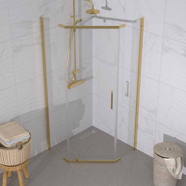 Изображение товара Душевой уголок Triton Дека Голд 90х90 (без поддона)