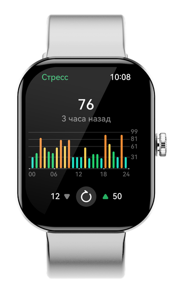 Изображение товара Умные часы Elari SE Watch G12 (серебристый)
