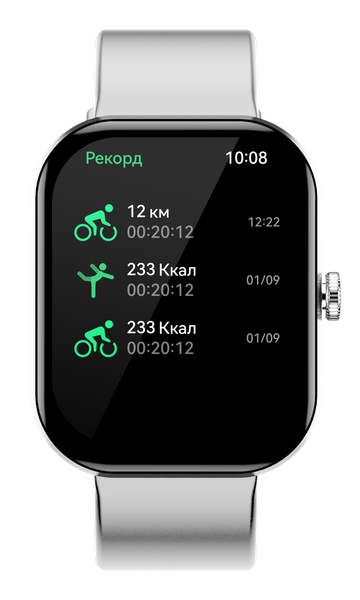 Изображение товара Умные часы Elari SE Watch G12 (серебристый)