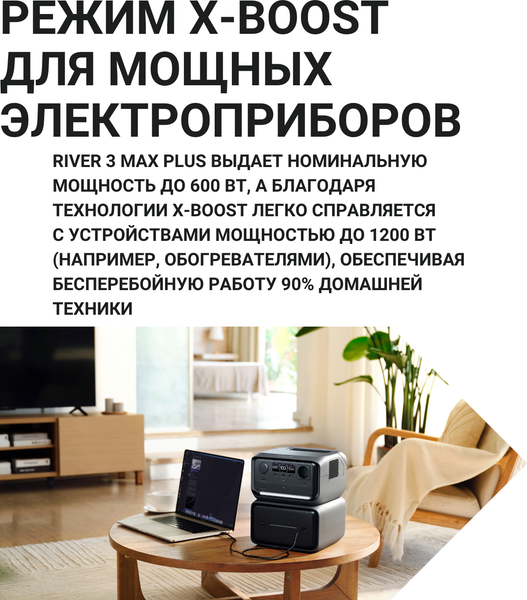 Изображение товара Портативная зарядная станция EcoFlow River 3 Max Plus