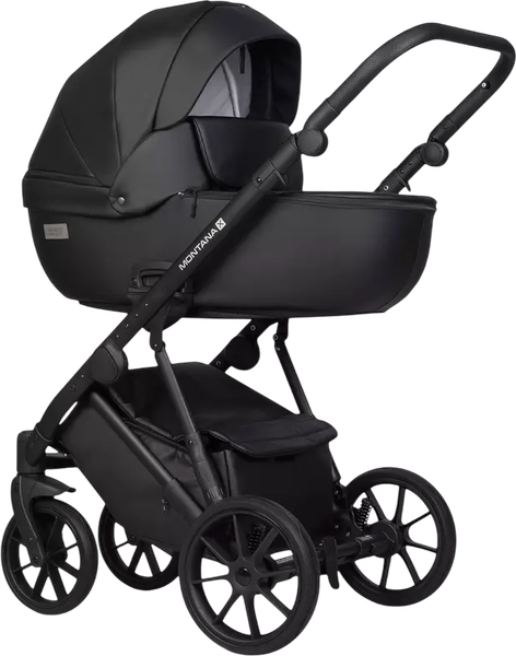 Изображение товара Детская универсальная коляска Riko Montana X Ecco 3 В 1 Basic (черный)