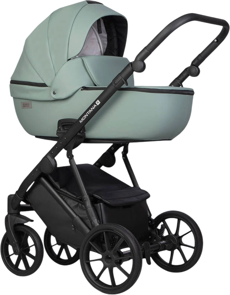 Изображение товара Детская универсальная коляска Riko Montana X Ecco 3 В 1 Basic (зеленый)