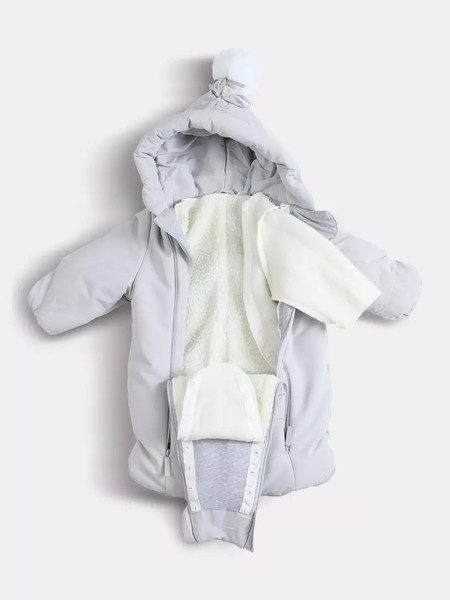 Изображение товара Комбинезон-трансформер детский Rant Yukon / 159/4 (Light Grey, р.74-80)