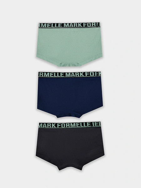 Изображение товара Комплект трусов детских Mark Formelle 413354-3 (р.134/140-68-60, зеленый лед/обсидиан/темно-синий)