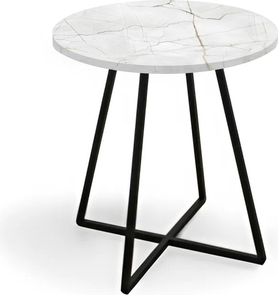 Изображение товара Журнальный столик Древпром ДП1-04-15 М186 ф480 (оникс)