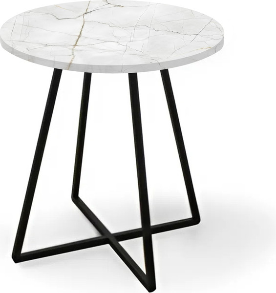 Изображение товара Журнальный столик Древпром ДП1-04-15 М186 ф480 (оникс)