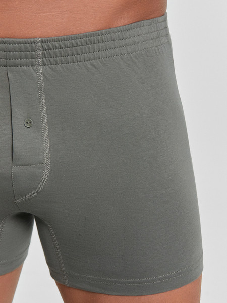 Изображение товара Комплект мужских трусов Mark Formelle 411152-3 (р.102-112, камень/клетка на темно-зеленом/черный)