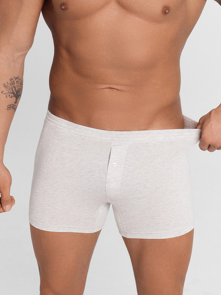 Изображение товара Комплект мужских трусов Mark Formelle 411152-3 (р.102-112, серый меланж 4306А/узор на олово/узор на черном)