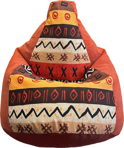 Изображение товара Бескаркасное кресло Flagman Груша Мега XXXL Г3.4-355 (африкус+verona 49)