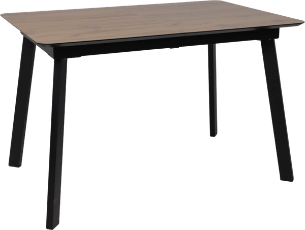 Изображение товара Обеденный стол LEPREMO AV 1209 раздвижной 1200-1600x800 (дуб вотан/черный)