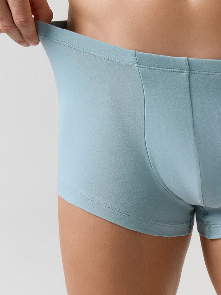 Изображение товара Комплект мужских трусов Mark Formelle 411122-4 (р.98-108, жемчужный голубой/св.зеленый/полынь/зелено-голубой)