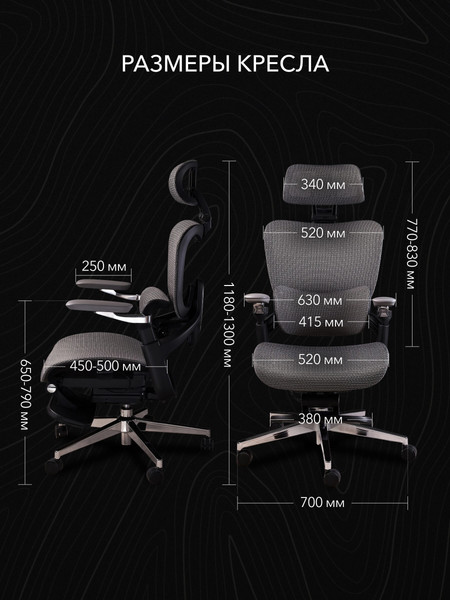 Изображение товара Кресло геймерское Vmmgame Droidx / MC-AOT-1BR (Dark Gray)