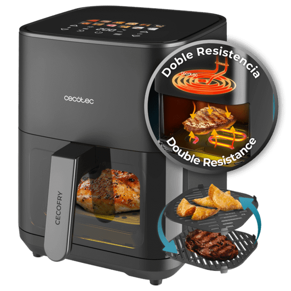Изображение товара Аэрогриль Cecotec Cecofry&Grill Duoheat 4000 / 100499