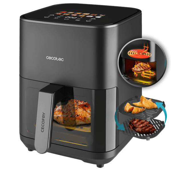 Изображение товара Аэрогриль Cecotec Cecofry&Grill Duoheat 4000 / 100499
