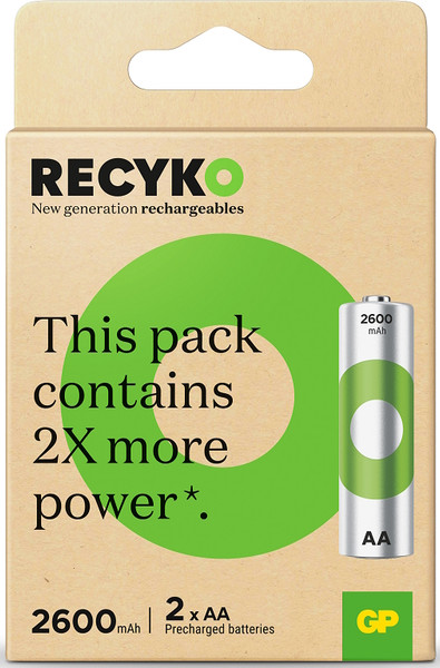 Изображение товара Комплект аккумуляторов GP Batteries 270AAHCER21-2TLB2 (2шт)