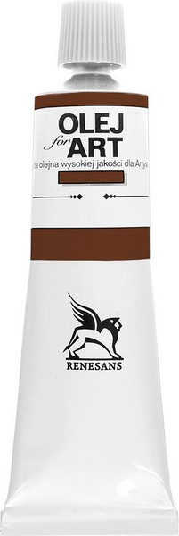 Изображение товара Масляная краска Renesans Oils For Art / RENOIL60_46 (60мл, земля умбры жженая)