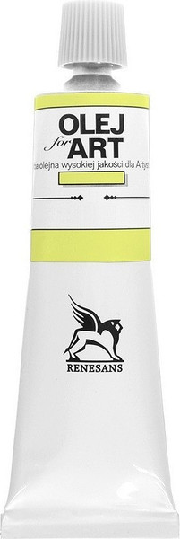Изображение товара Масляная краска Renesans Oils For Art / RENOIL60_54 (60мл, желтый титаново-никелевый)