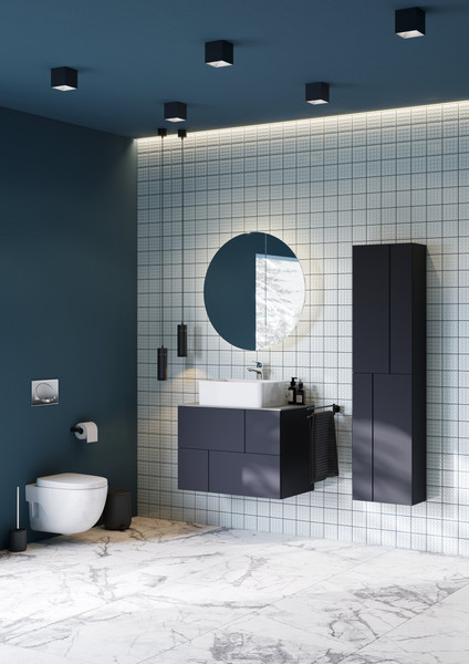 Изображение товара Тумба под умывальник Roca Luna 80 / ZRU9307767 (синий)