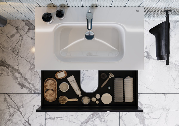 Изображение товара Тумба под умывальник Roca Luna 80 / ZRU9307767 (синий)
