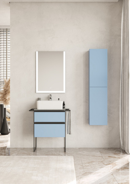 Изображение товара Тумба под умывальник Roca Domi 60 / ZRU9307870 (небесный синий матовый)