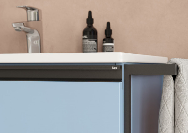 Изображение товара Тумба под умывальник Roca Domi 60 / ZRU9307870 (небесный синий матовый)