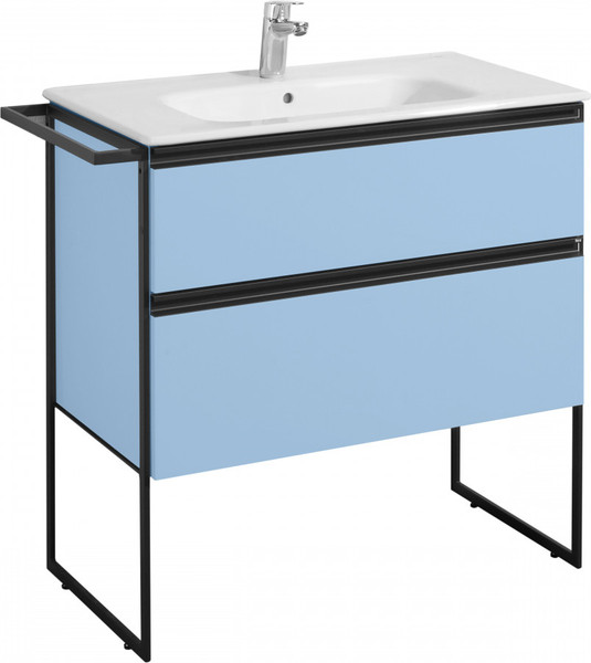 Изображение товара Тумба под умывальник Roca Domi 80 / ZRU9307871 (небесный синий матовый)