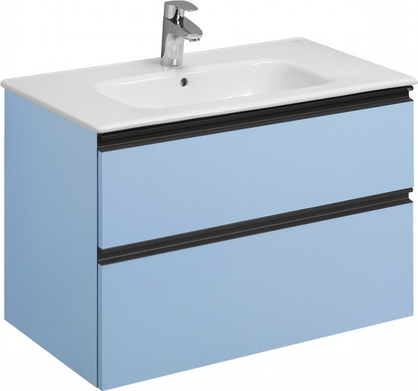 Изображение товара Тумба под умывальник Roca Domi 80 / ZRU9307871 (небесный синий матовый)